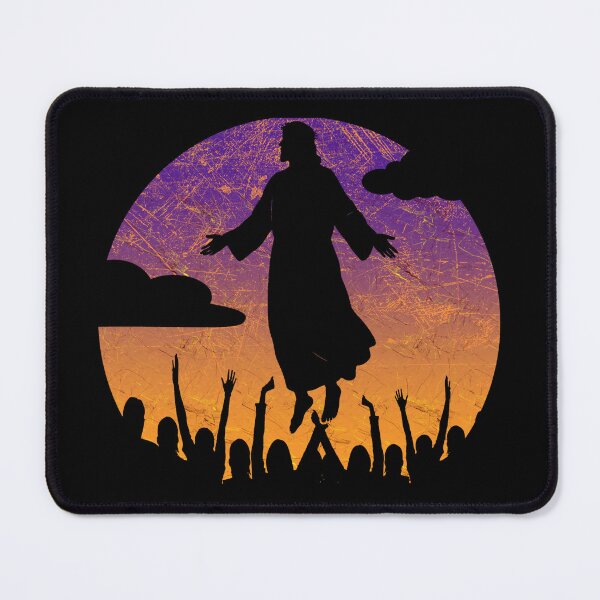 Item preview, Jesus Ascending Silhouette – Ascension Day Tribute Design | purple and Orange designed and sold by ZechJohnRB.