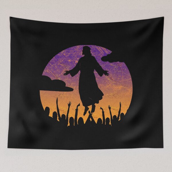 Item preview, Jesus Ascending Silhouette – Ascension Day Tribute Design | purple and Orange designed and sold by ZechJohnRB.