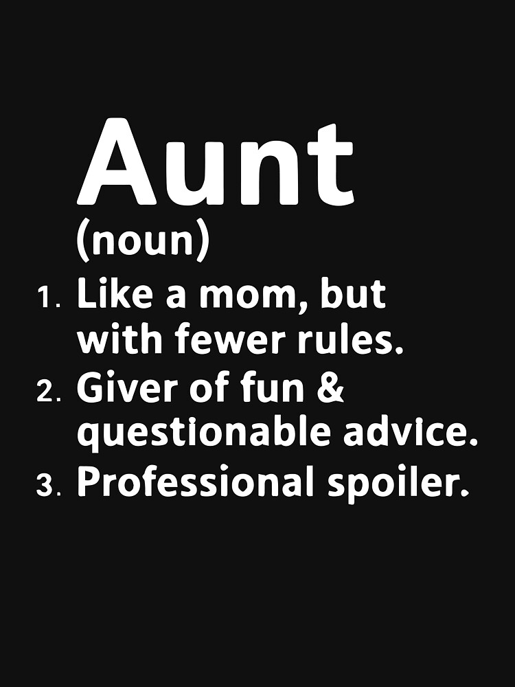 Thumbnail 7 of 7, Classic T-Shirt, Aunt For Women Funny Definition Niece Nephews Siblings designed and sold by clothesy7.