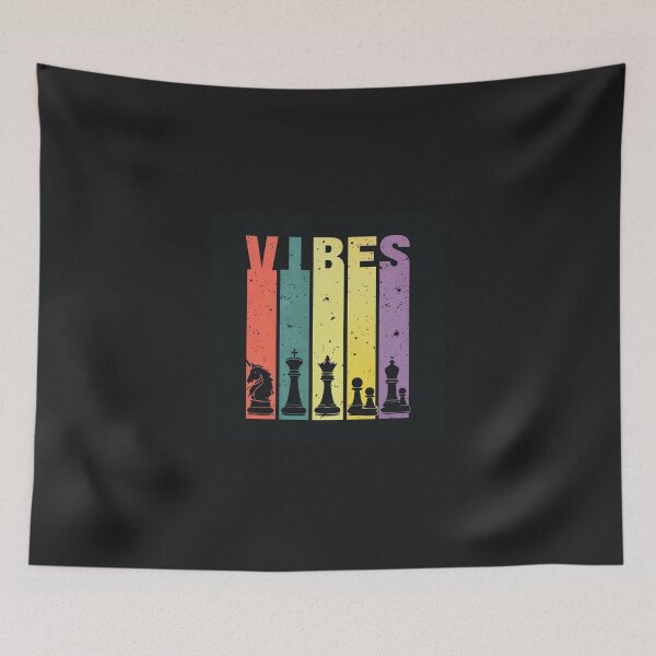 Item preview, Vibes – Bold & Colorful Chess-Inspired Design designed and sold by cosmos4urlife.