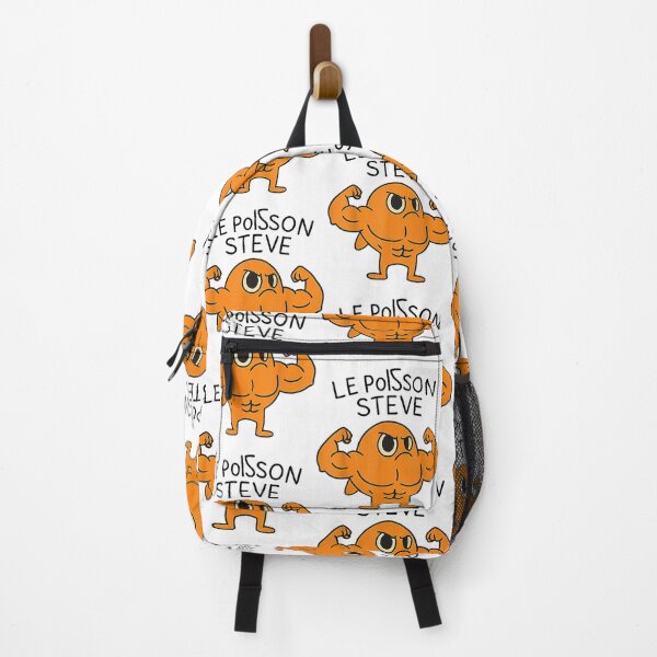 Item preview, Le Poisson Steve Funny Muscular Fish Cartoon designed and sold by Shaun-Arts.