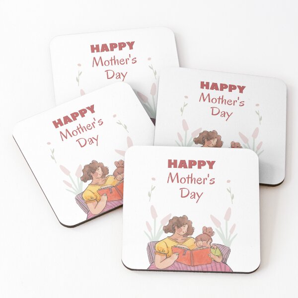 Item preview, Happy Mother’s Day mom reading a book designed and sold by OVERSAI.