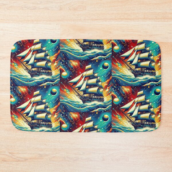 Item preview, pop art style old sailing ship designed and sold by Dogandesighn.