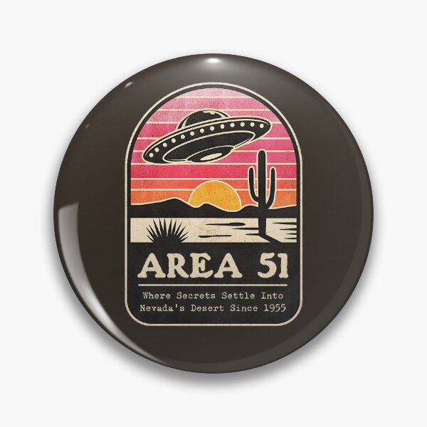 Item preview, Area 51 Retro Patch designed and sold by stormstyles.