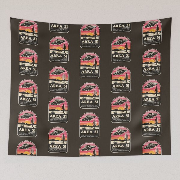 Item preview, Area 51 Retro Patch designed and sold by stormstyles.