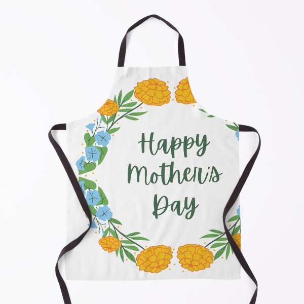 Item preview, Happy Mother’s Day blue and yellow flowers designed and sold by OVERSAI.