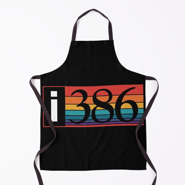 Item preview, Oldschool i386 logo, colorized designed and sold by Tommi Harkonen.
