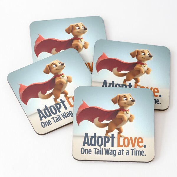 Item preview, Adopt Love - One Tail Wag at a Time | designed and sold by nhk999.