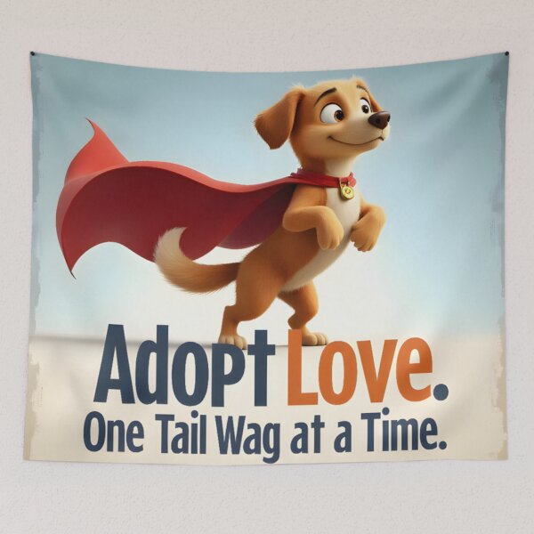 Item preview, Adopt Love - One Tail Wag at a Time | designed and sold by nhk999.