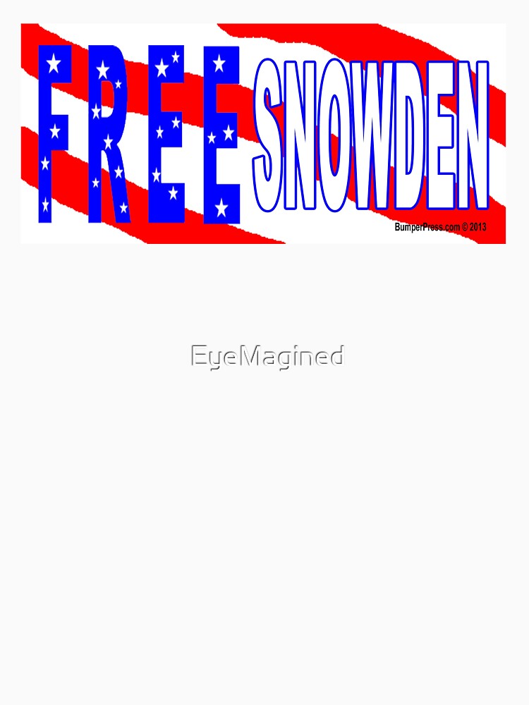Free Snowden by EyeMagined