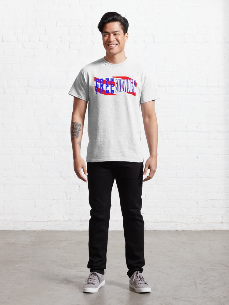 Alternate view of Free Snowden Classic T-Shirt