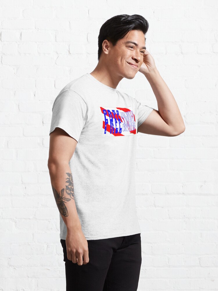 Alternate view of Free Snowden Classic T-Shirt