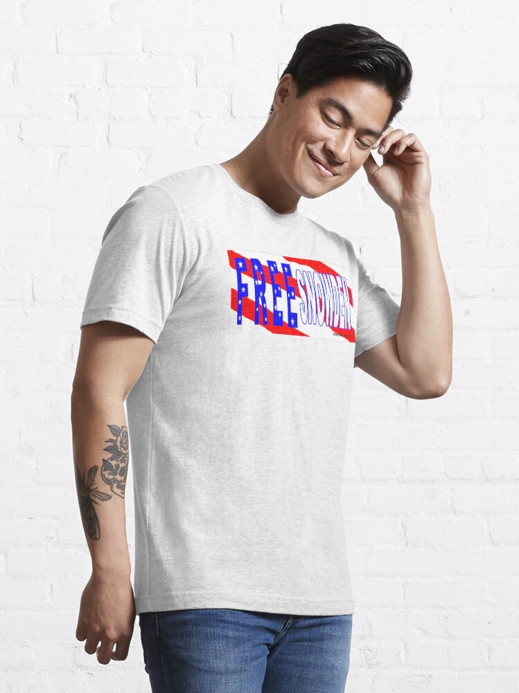 Alternate view of Free Snowden Essential T-Shirt