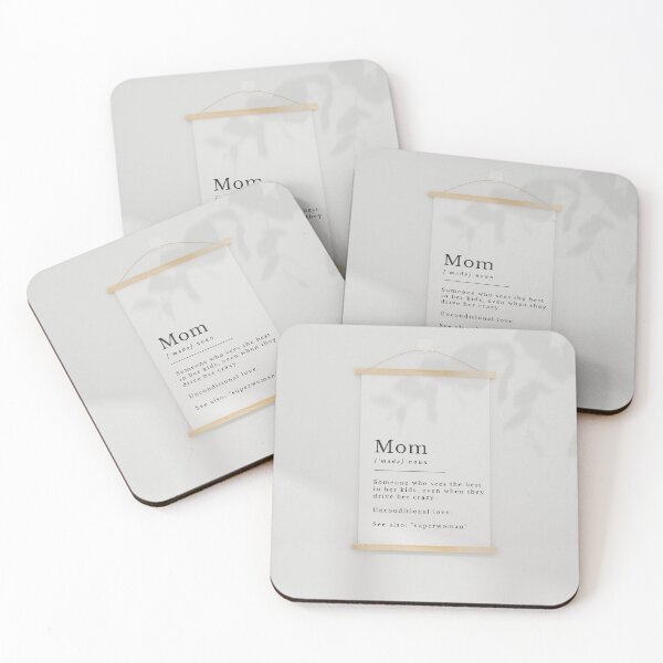 Item preview, Mom word definition with a paper roll designed and sold by OVERSAI.