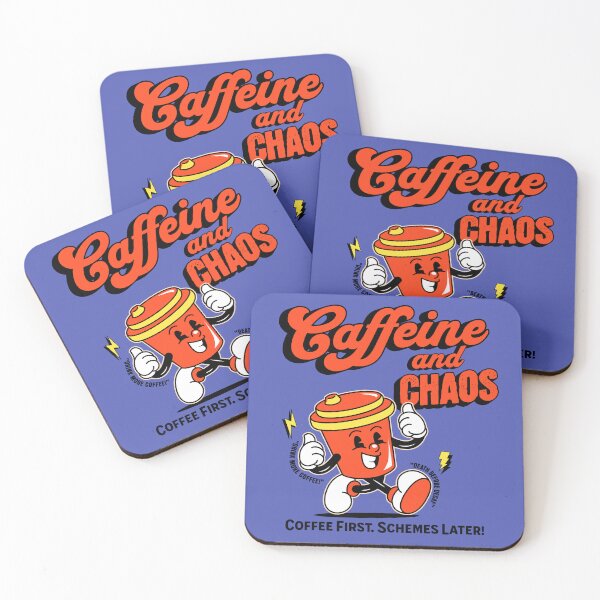 Item preview, Caffeine and CHAOS - Coffee First. Schemes Later! designed and sold by scooterbaby.