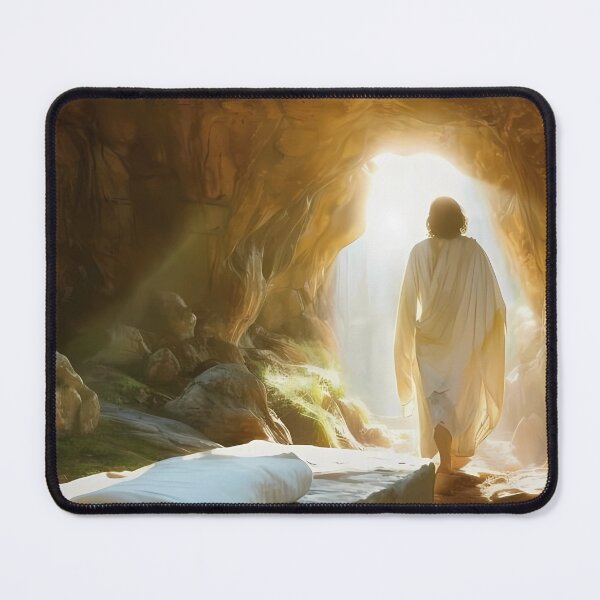 Item preview, The Risen Savior – Walking into the Light of New Life designed and sold by Artistic canvas store.