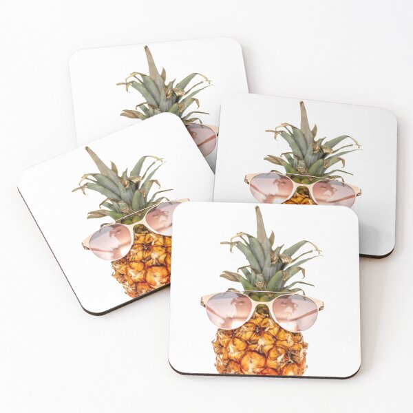 Item preview, Cool Pineapple Vibes – Tropical Fruit with Sunglasses designed and sold by Puddle-Paws.