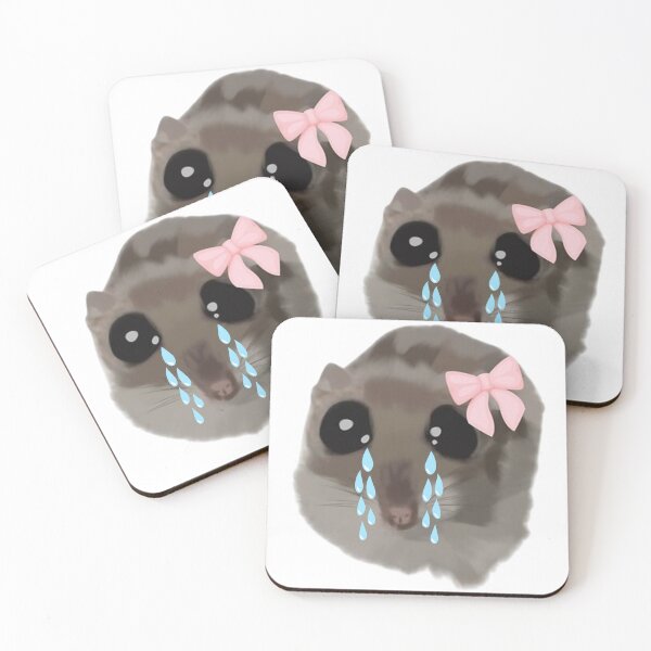 Item preview, Coquette Sad Hamster. designed and sold by khalidteez.