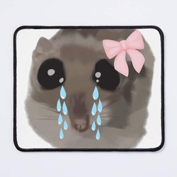 Item preview, Coquette Sad Hamster. designed and sold by khalidteez.