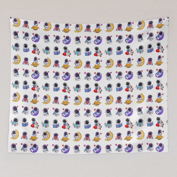 Item preview, Cute Astronaut Reading a Book - Book Lovers designed and sold by patternjp.