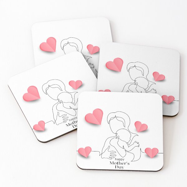 Item preview, Happy Mother’s Day Heart Pretty Style Heartbeat lines designed and sold by OVERSAI.