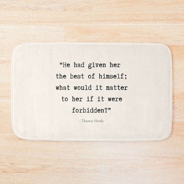 Item preview, A Quote about Love by Thomas Hardy designed and sold by Poemit.