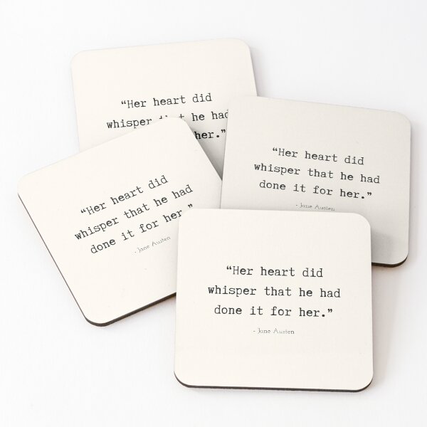 Item preview, A Quote about Love by Jane Austen designed and sold by Poemit.