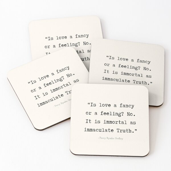 Item preview, A Quote about Love by Percy Bysshe Shelley designed and sold by Poemit.