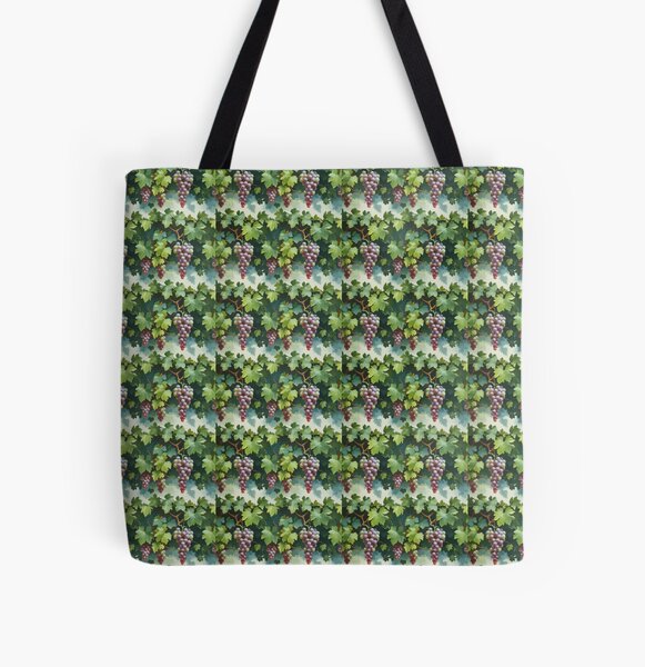 Item preview, Grapevine Harmony – Seamless Vineyard Pattern Fine Art Style designed and sold by LukianArtPrint.