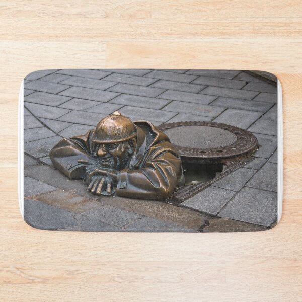 Item preview, Čumil; Man at Work Statue designed and sold by Cissa King Photography.