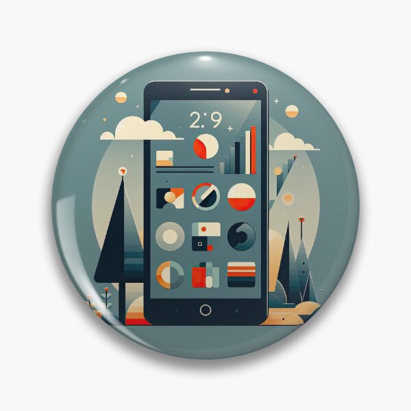 Item preview, Mobile Phone Minimalism Art Style designed and sold by artofuniverse.