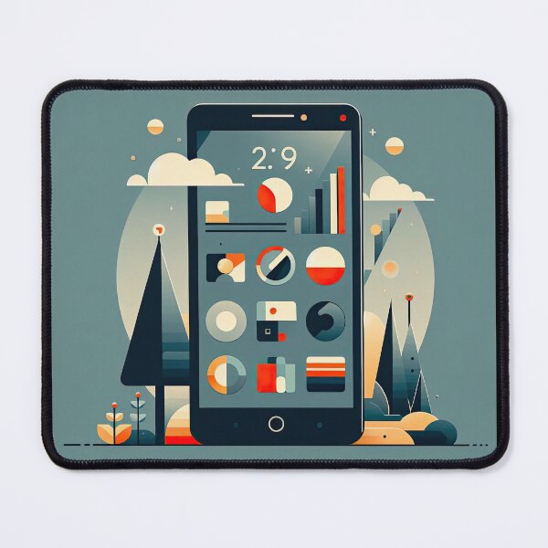 Item preview, Mobile Phone Minimalism Art Style designed and sold by artofuniverse.