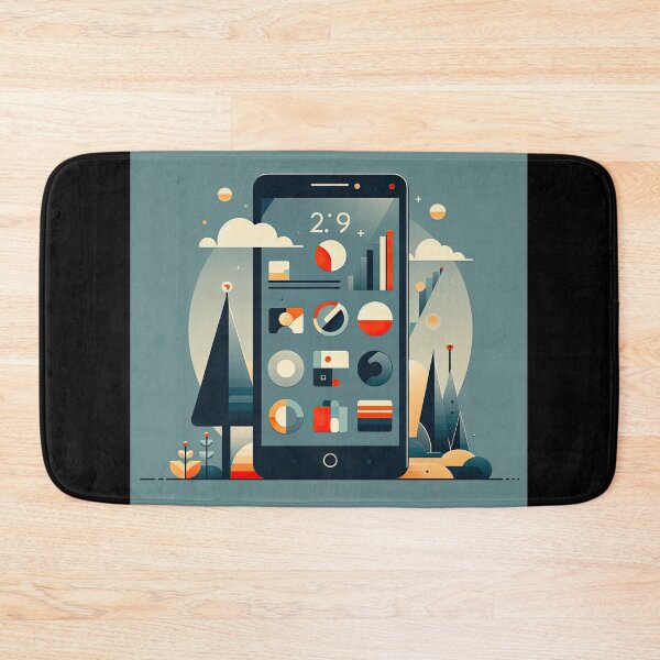 Item preview, Mobile Phone Minimalism Art Style designed and sold by artofuniverse.