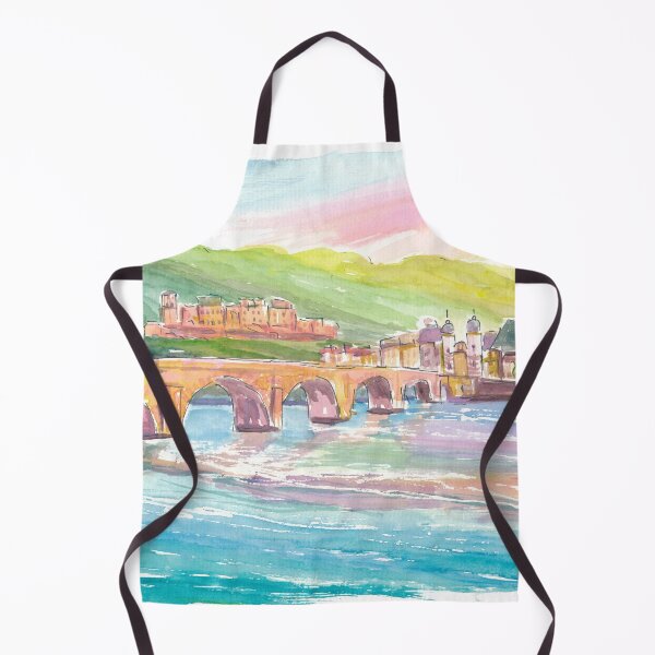 Item preview, Heidelberg Historic Heart with view of Castle, Bridge, River Old Town designed and sold by artshop77.