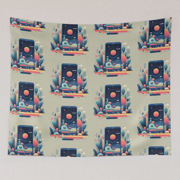 Item preview, Mobile Phone Minimalism Art Style designed and sold by artofuniverse.