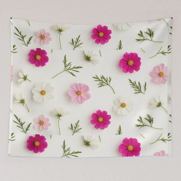 Item preview, Pink &white flowers pattern  designed and sold by Chirayu1111.