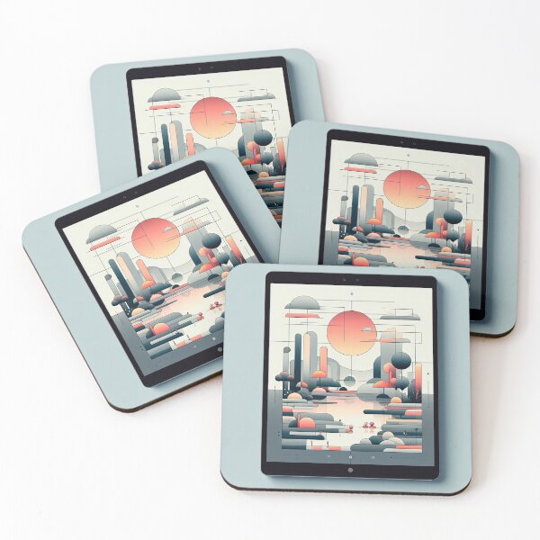 Item preview, Tablet Minimalism Art Style designed and sold by artofuniverse.