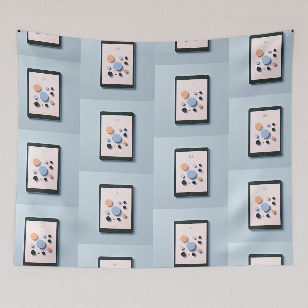 Item preview, Tablet Minimalism Art Style designed and sold by artofuniverse.