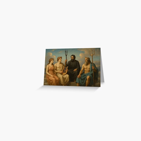 Item preview, Meeting at Mount Olympus designed and sold by BlanquitaArt.