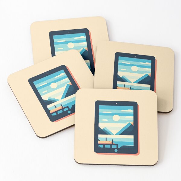 Item preview, Tablet Minimalism Art Style designed and sold by artofuniverse.