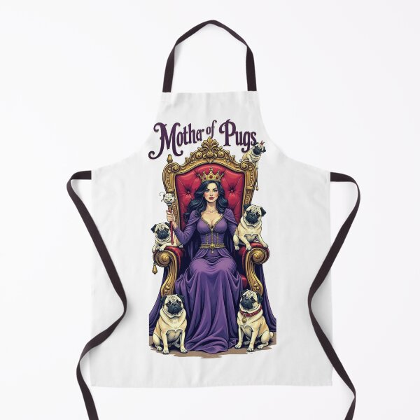 Item preview, Mother of Pugs – Fantasy Pug Mom T-Shirt designed and sold by Pug Life Prints.