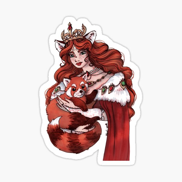 Vista previa del artículo con la obra «Reina vicepresidenta», diseñado y vendido por LaFouisseuse.