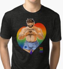 GAYPRIDE - ADAM: I LOVE YOU Tri-blend T-Shirt