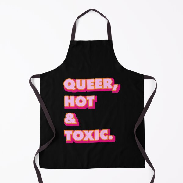 Item preview, Queer hot & toxic - funny queer quote designed and sold by marlenaki.