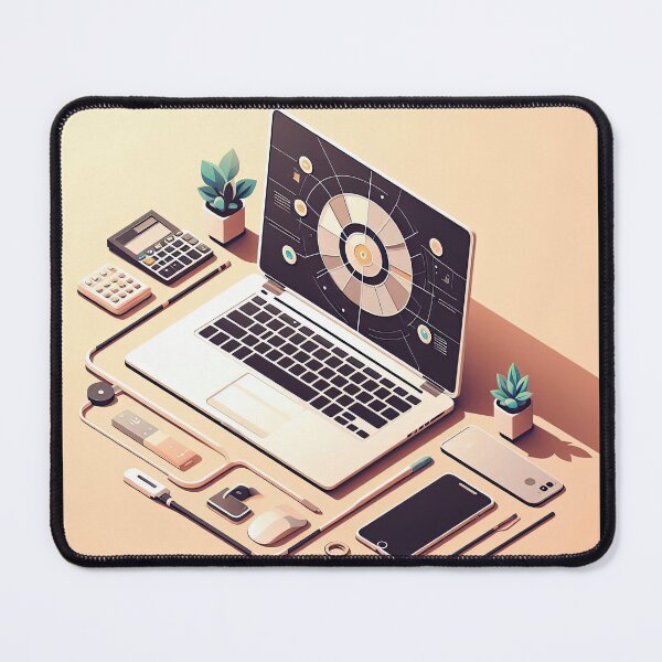 Item preview, Laptop Minimalism Art Style designed and sold by artofuniverse.