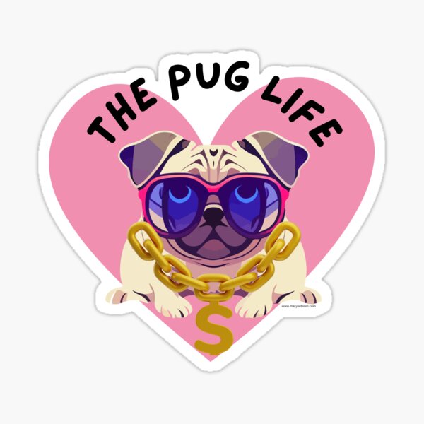 The Pugfather Sticker