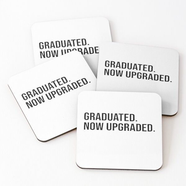 Item preview, Graduated. Now Upgraded. – Fun Graduation Achievement designed and sold by Creative Spark.