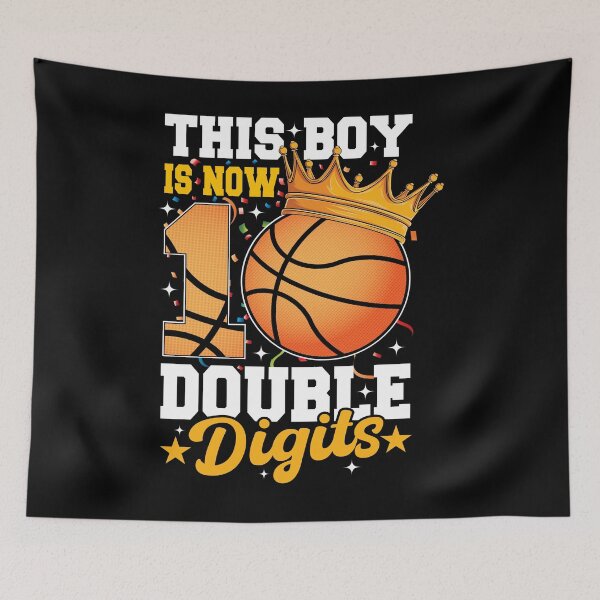 Item preview, This Boy Now 10 Double Digits Basketball 10 Year Birthday designed and sold by SakuraPxl.
