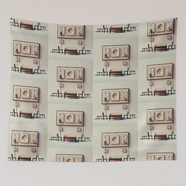Item preview, Power Outlet Minimalism Art Style designed and sold by artofuniverse.