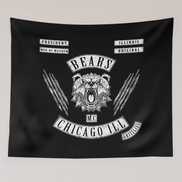 Item preview, bears chicago illinois motorcycle club designed and sold by hayrpictures.